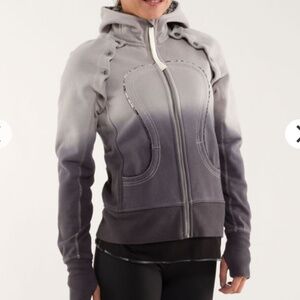 Lululemon Special Edition Dip Dye Ombré Scuba Hoodie Vest Size 6